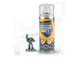 Аерозольна фарба/грунт Citadel MECHANICUS STANDARD GREY SPRAY (400 мл)