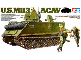 обзорное фото Збірна модель 1/35 бронетранспортера U.S. M113 ACAV Tamiya 35135 Бронетехніка 1/35