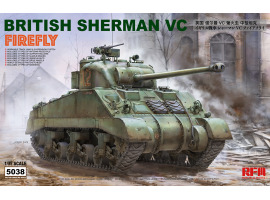 обзорное фото Збірна модель 1/35 Танк Sherman Vc Firefly RFM RM-5038 Бронетехніка 1/35