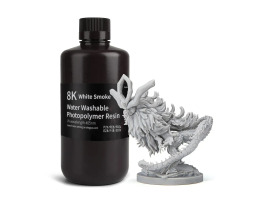 обзорное фото Фотополімерна смола ELEGOO Water Washable Resin 8k "White Smoke" (димчасто-біла) 1кг Смола для 3D принтерів