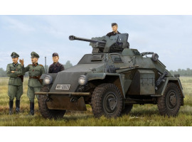 обзорное фото Сборная модель немецкого лёгкого бронеавтомобиля Le.Pz.Sp.Wg（Sd.Kfz.221） Leichter Panzerspahwagen Автомобили 1/35