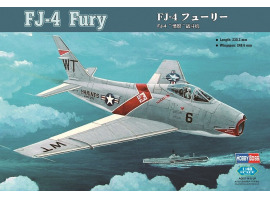 обзорное фото Buildable model of the American fighter-bomber FJ-4 "Fury" Aircraft 1/48