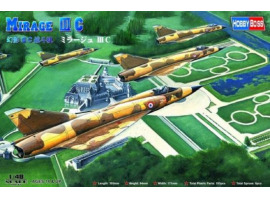 обзорное фото Buildable model aircraft Mirage IIIC Fighter Aircraft 1/48