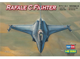 обзорное фото Збірна модель фразцузького літака Rafale C Fighter Літаки 1/48