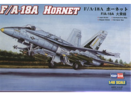 обзорное фото Buildable model of the American fighter F/A-18A "HORNET" Aircraft 1/48