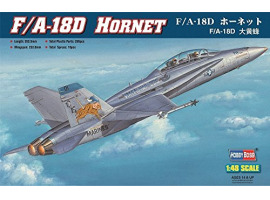 обзорное фото Збірна модель американського винищувача F/A-18D "Hornet" Літаки 1/48