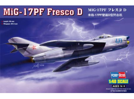 обзорное фото Збірна модель винищувача MiG-17PF Fresco D Літаки 1/48