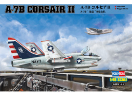 обзорное фото Сборная модель американского штурмовика A-7B Corsair II Самолеты 1/48