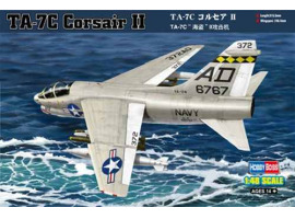 обзорное фото Сборная модель американского штурмовика TA-7C Corsair II Самолеты 1/48