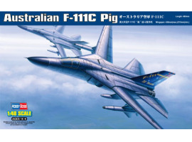 обзорное фото Збірна модель бомбардувальника Australian F-111C Pig Літаки 1/48