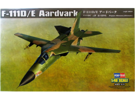 обзорное фото Збірна модель бомбардувальника F-111D/E Aardvark Літаки 1/48