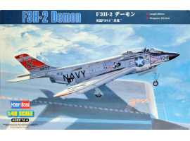 обзорное фото Buildable model of the F3H-2 Demon fighter Aircraft 1/48