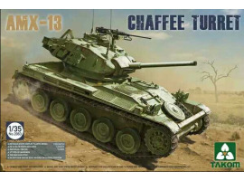 обзорное фото Збірна модель 1/35 Французький легкий танк AMX-13 Chaffee Turret Takom 2063 Бронетехніка 1/35