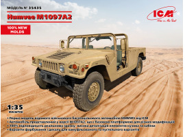 Scale model 1/35 Armored car Humvee M1097A2 ICM 35435