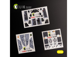 F-16I "Sufa" 3D interior decal for Academy kit 1/32 KELIK K32026