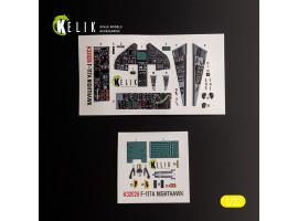 F-117A Type 2 3D decal interior for Trumpeter kit 1/32 KELIK K32028