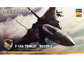 обзорное фото Збірна модель 1/72 винищувач F-14A Tomcat 'Ace Combat Razgriz' Літаки 1/72