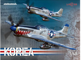 Сборная модель 1/48 Самолет North American P-51 Мустанг KOREA LIMITED Эдуард 11161