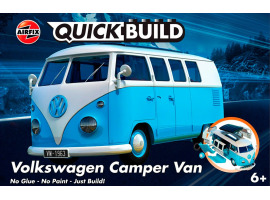 обзорное фото Збірна модель конструктор VW Camper Van синій QUICKBUILD Airfix J6024 Автомобили