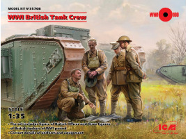 обзорное фото Британський танковий екіпаж Першої світової війни Фігури 1/35