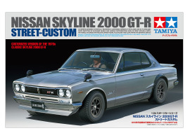 обзорное фото Scale model 1/24 Car Nissan Skyline 2000 GT-R Street-Custom Tamiya 24335 Cars 1/24