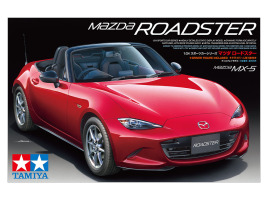 обзорное фото Scale model 1/24 Car Mazda Roadster MX-5 Tamiya 24342 Cars 1/24