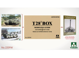 Сборная модель 1/35 Набор сверхтяжелый танк T28 + Super Assault Tank M28 A1/A2 Takom 2209W