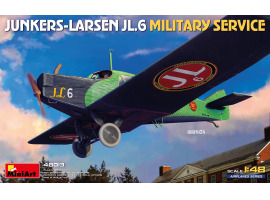 обзорное фото Сборная модель 1/48 Самолет Юнкерс-Ларсен JL.6 (военная служба) МиниАрт 48013 Самолеты 1/48