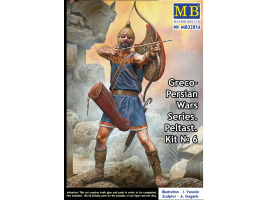 обзорное фото Збірна модель 1/32 Серія «Греко-перські війни», набір № 6 — Пельтаст Master Box 32016 Фігури 1/32