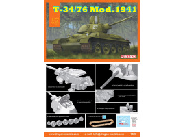 обзорное фото T-34/76 Mod.1941 Бронетехніка 1/72