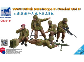 обзорное фото World War II British Paratroops Build Model in Battle Set B Figures 1/35