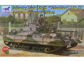 обзорное фото Infantry tank Mk. III "Valentine" Mk. IX Armored vehicles 1/35