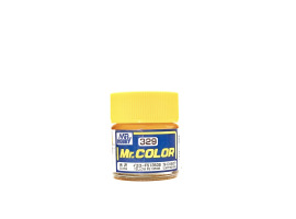 обзорное фото Yellow FS13538 gloss, Mr. Color solvent-based paint 10 ml / FS13538 Жовтий глянсовий Нітрофарби