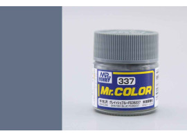обзорное фото Grayish Blue FS35237 semigloss, Mr. Color solvent-based paint 10 ml / Сірувато-синій Нітрофарби