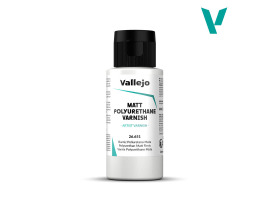 обзорное фото Матовий поліуретановий лак 60 ml Vallejo VAL26651 Лаки