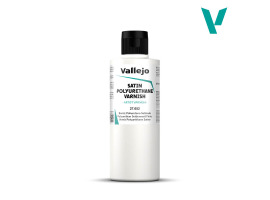 обзорное фото Сатиновий поліуретановий лак 200 ml Vallejo VAL27652 Лаки