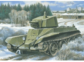 обзорное фото Soviet artillery tank D-38 Бронетехника 1/72