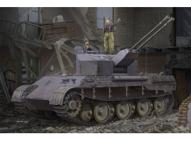 обзорное фото Збірна модель 1/35 Німецький зенітний танк "Пантера" Тип А HobbyBoss 84535 Бронетехніка 1/35