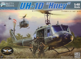 обзорное фото Сборная модель 1/48 Вертолет UH-1D "Huey" Zimi 80154 Вертолеты 1/48