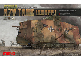 обзорное фото Збірна модель німецького танку A7V (Krupp) Бронетехніка 1/35