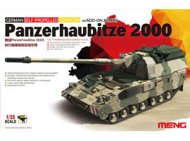 обзорное фото Збірна модель 1/35 Німецька самохідна гаубиця Panzerhaubitze 2000 Meng TS-019 Артилерія 1/35