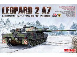 Scale model 1/35 German main battle tank Leopard 2 A7 Meng TS-027