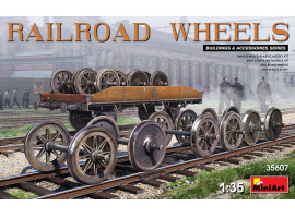 обзорное фото Scale model 1/35 Set Railway wheels MiniArt 35607 Railway 1/35