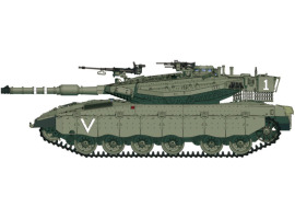 обзорное фото Збірна модель ізраїльського танка IDF Merkava Mk.IIID(LIC) Бронетехніка 1/72
