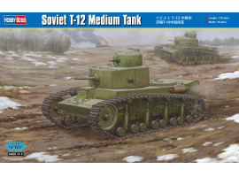 обзорное фото Soviet T-12 Medium Tank Armored vehicles 1/35