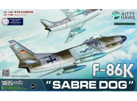 обзорное фото Збірна модель 1/32 Літак F-86K "Sabre Dog" Zimi KH32008 Літаки 1/32