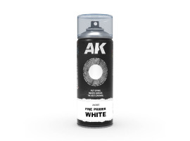обзорное фото Fine Primer White - Spray 400ml (Includes 2 nozzles) / Грунт белый в аэрозоле 400мл Краска / грунт в аэрозоле
