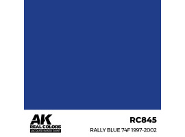 Акриловая краска на спиртовой основе Rally Blue 74F 1997-2002 АК-интерактив RC845