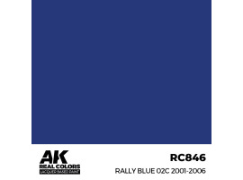 Акриловая краска на спиртовой основе Rally Blue 02C 2001-2006 АК-интерактив RC846