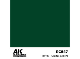 Акриловая краска на спиртовой основе British Racing Green / Зеленый Британский АК-интерактив RC847